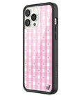 Wildflower iPhone case 13 Pro Max Pink Gingham Hearts Vintage Cute Classic 2