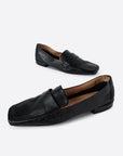 Intentionally Blank - Pinky Loafer - BLACK LEATHER