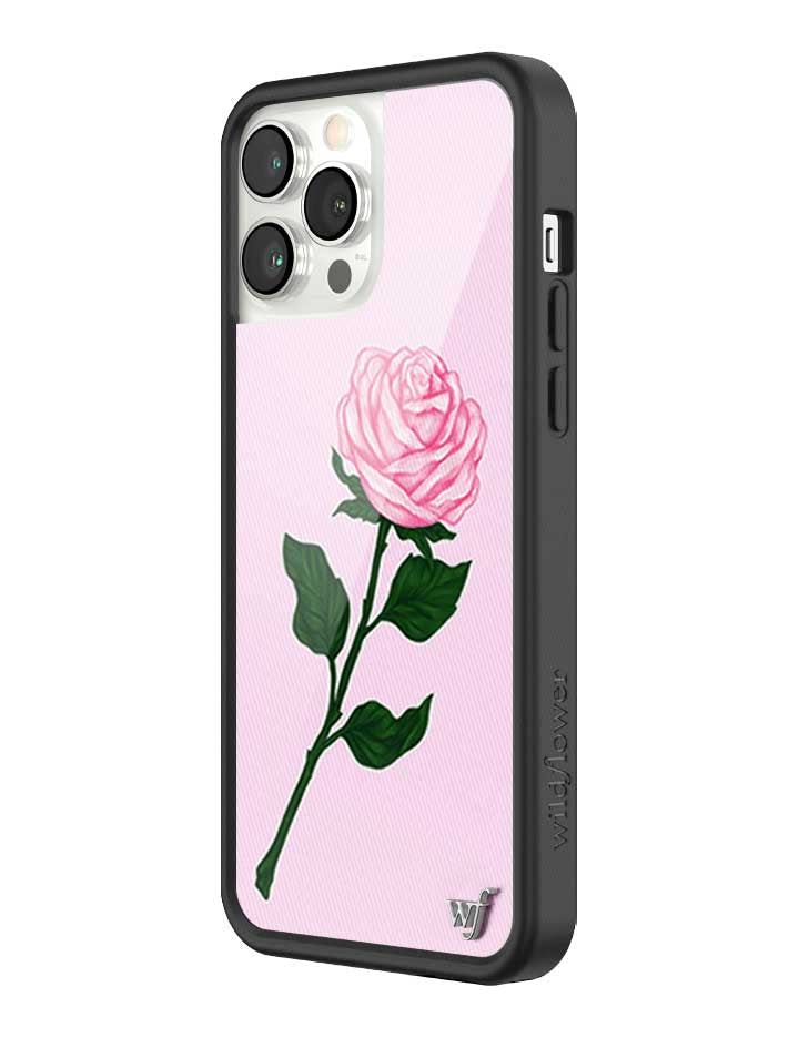 Wildflower iPhone case 13 Pro Max Pink Rose Flowers Cute