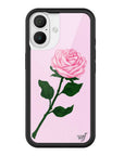 Wildflower iPhone case 16 Pink Rose Flowers Cute