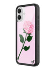 Wildflower iPhone case 16 Plus Pink Rose Flowers Cute