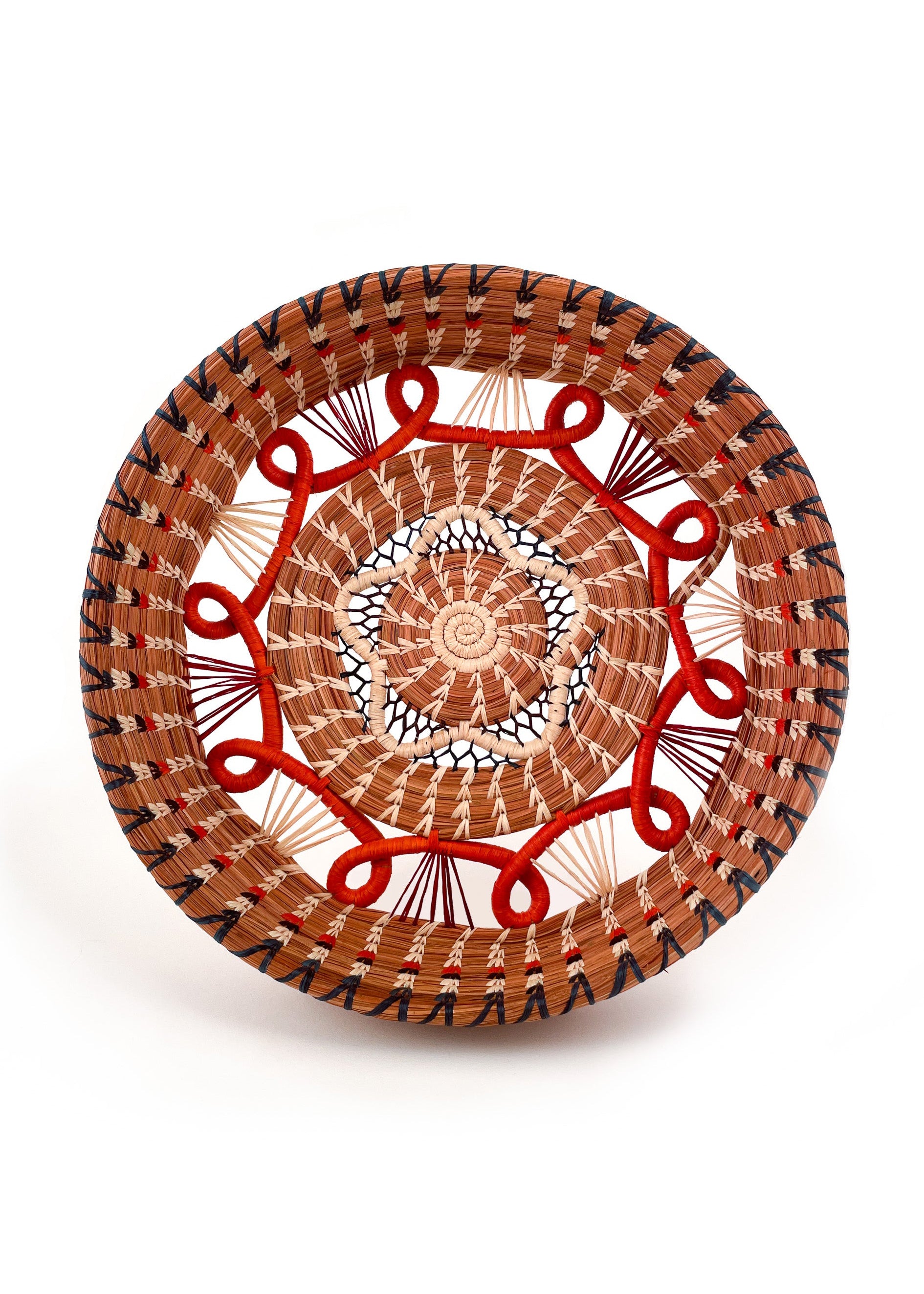Mayan Hands - Cristina Basket in Orange -