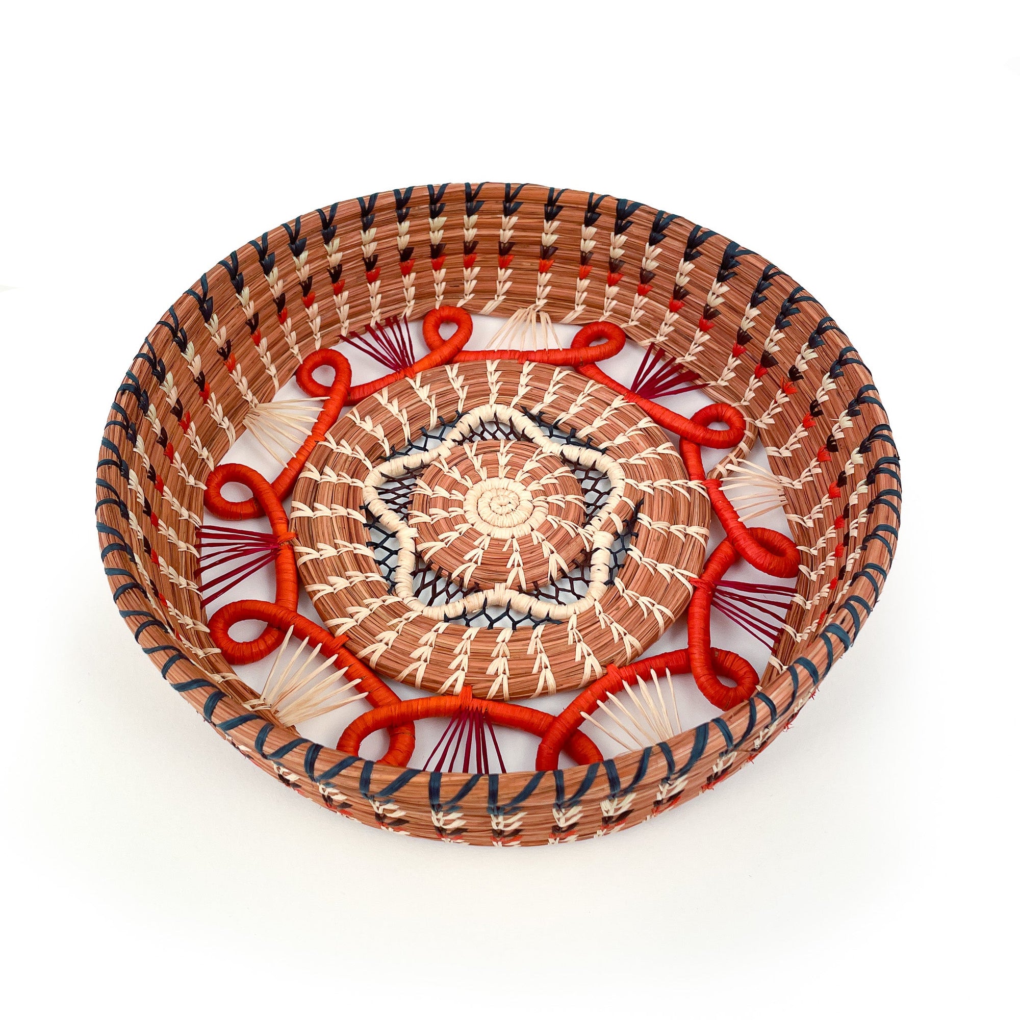 Mayan Hands - Cristina Basket in Orange -