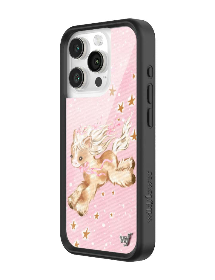 Wildflower iPhone case 15 Pro Pony Dreams Pink Cute