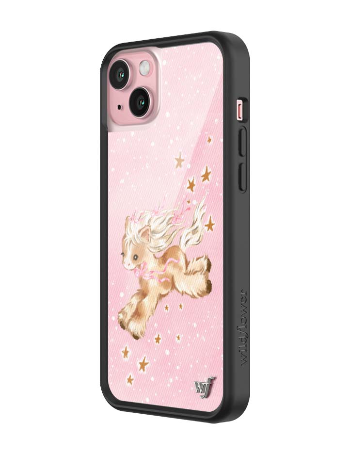 Wildflower iPhone case 15 Plus Pony Dreams Pink Cute