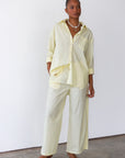 The Poplin Boxer Pant - Butter