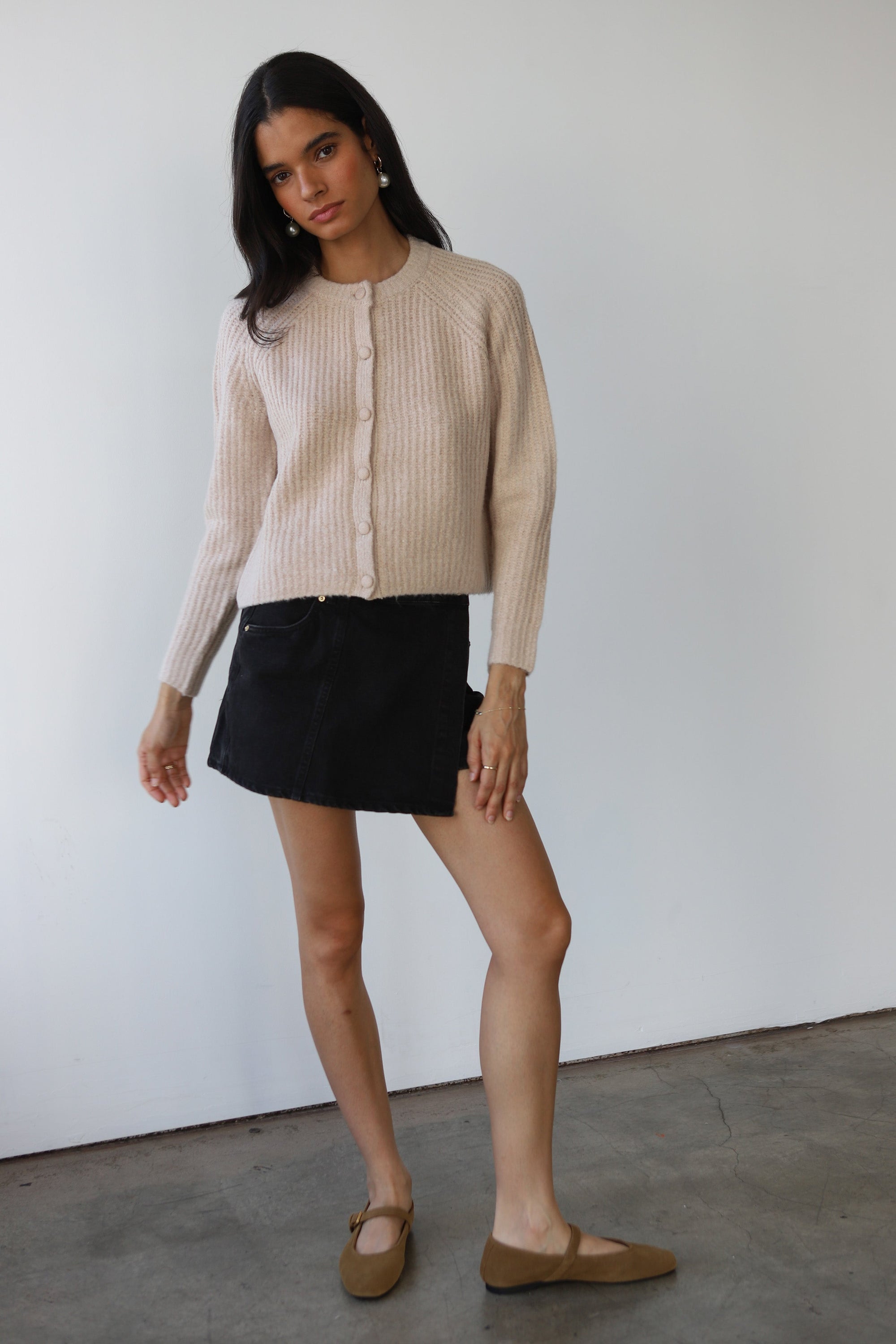 Callahan Knitwear - Poppy Cardigan - Lychee -