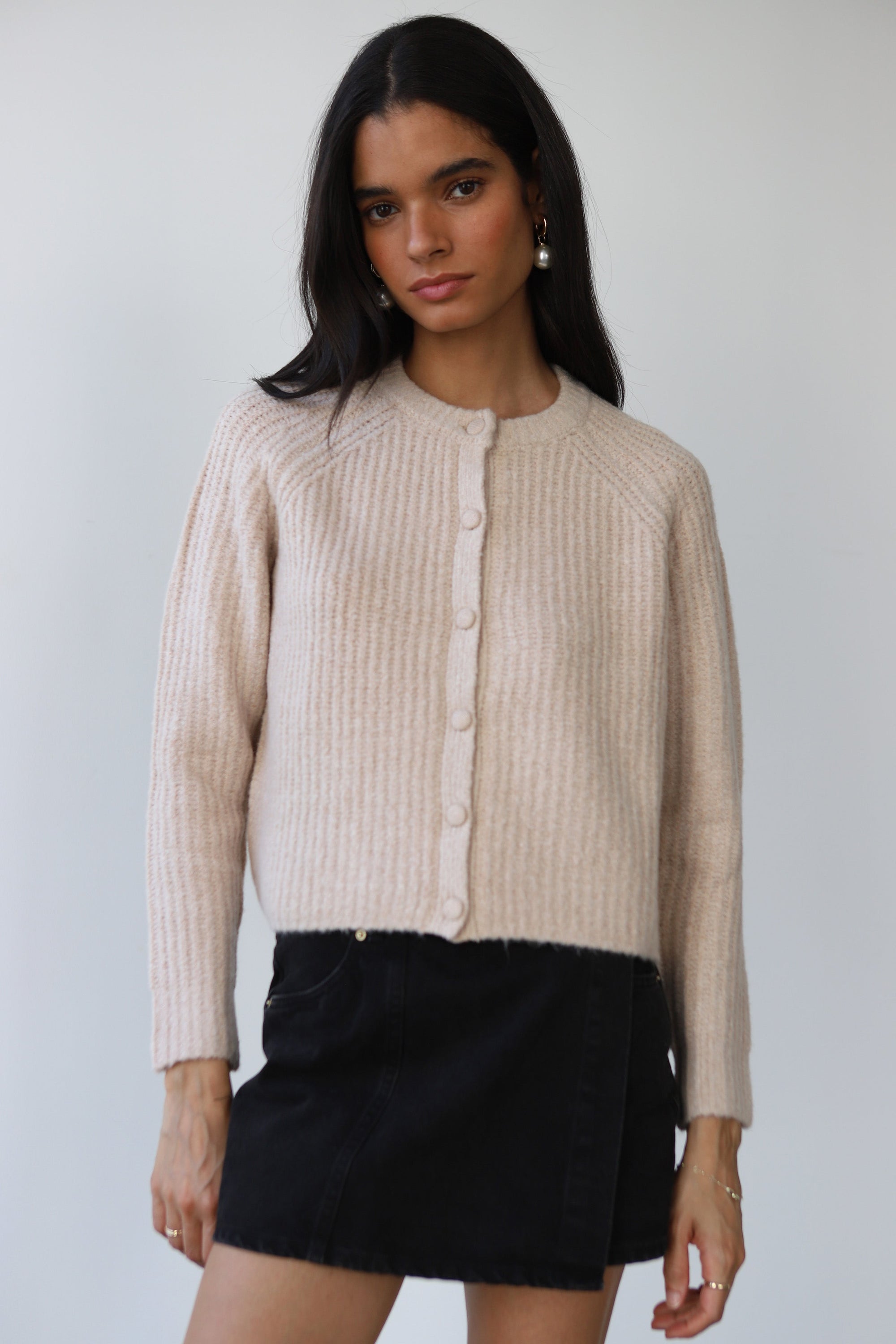 Callahan Knitwear - Poppy Cardigan - Lychee -
