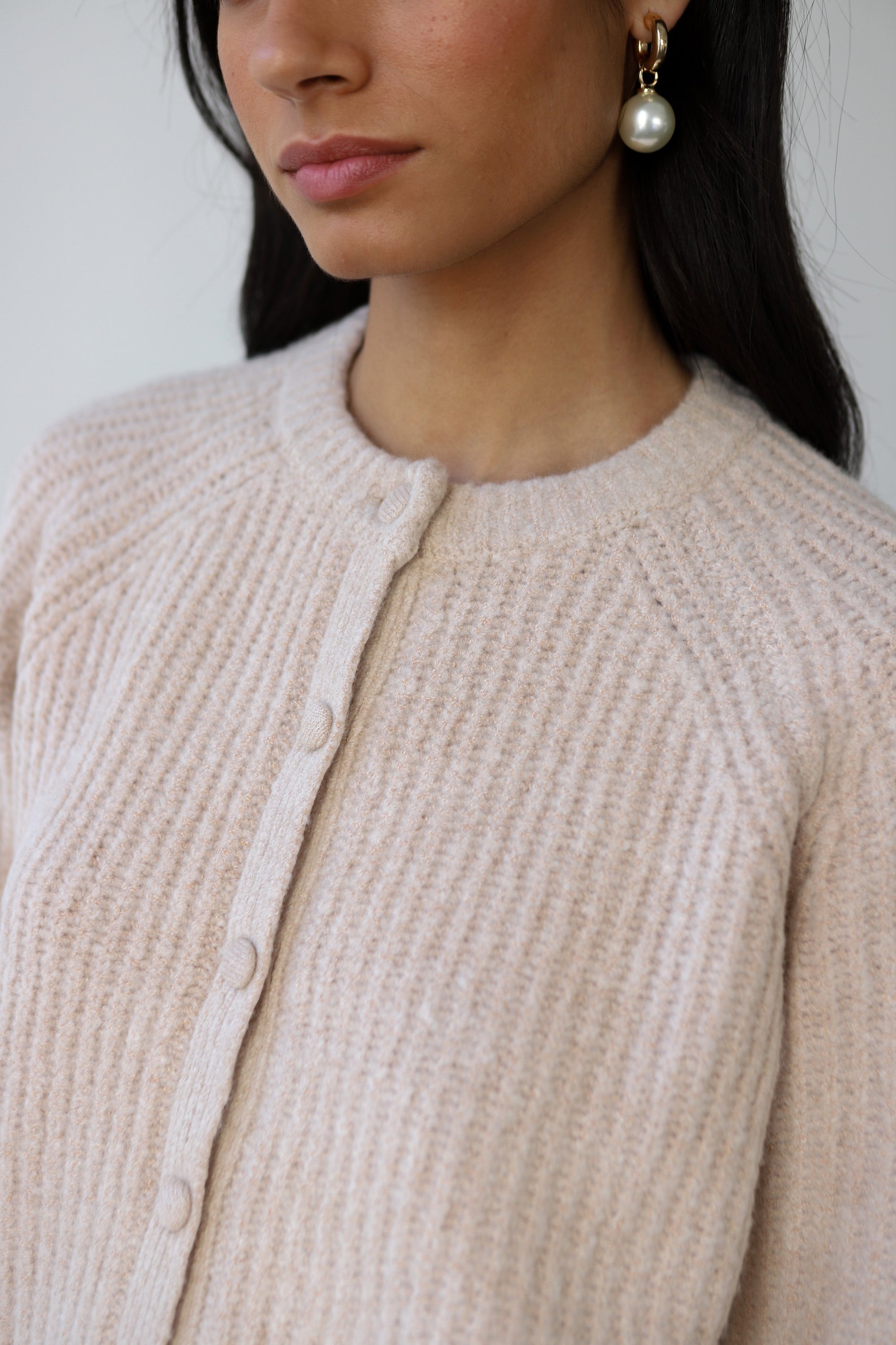 Callahan Knitwear - Poppy Cardigan - Lychee -