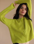 Callahan Knitwear - Poppy Cardigan - Sour Melon -
