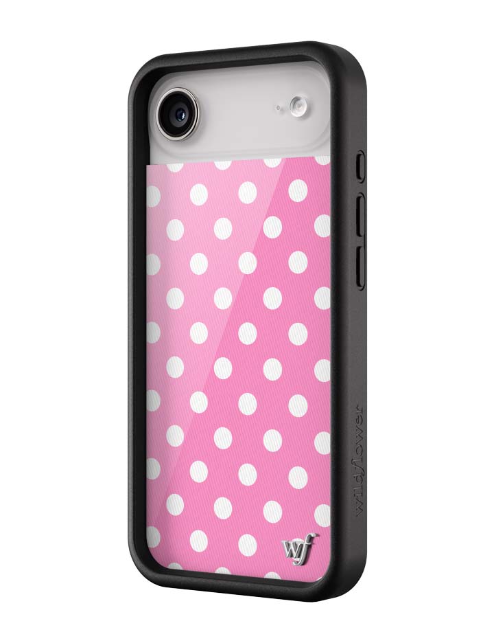 Wildflower iPhone case Air Pink Polka Dots Cute Classic