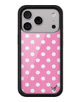 Wildflower iPhone case 17 Pro Pink Polka Dots Cute Classic