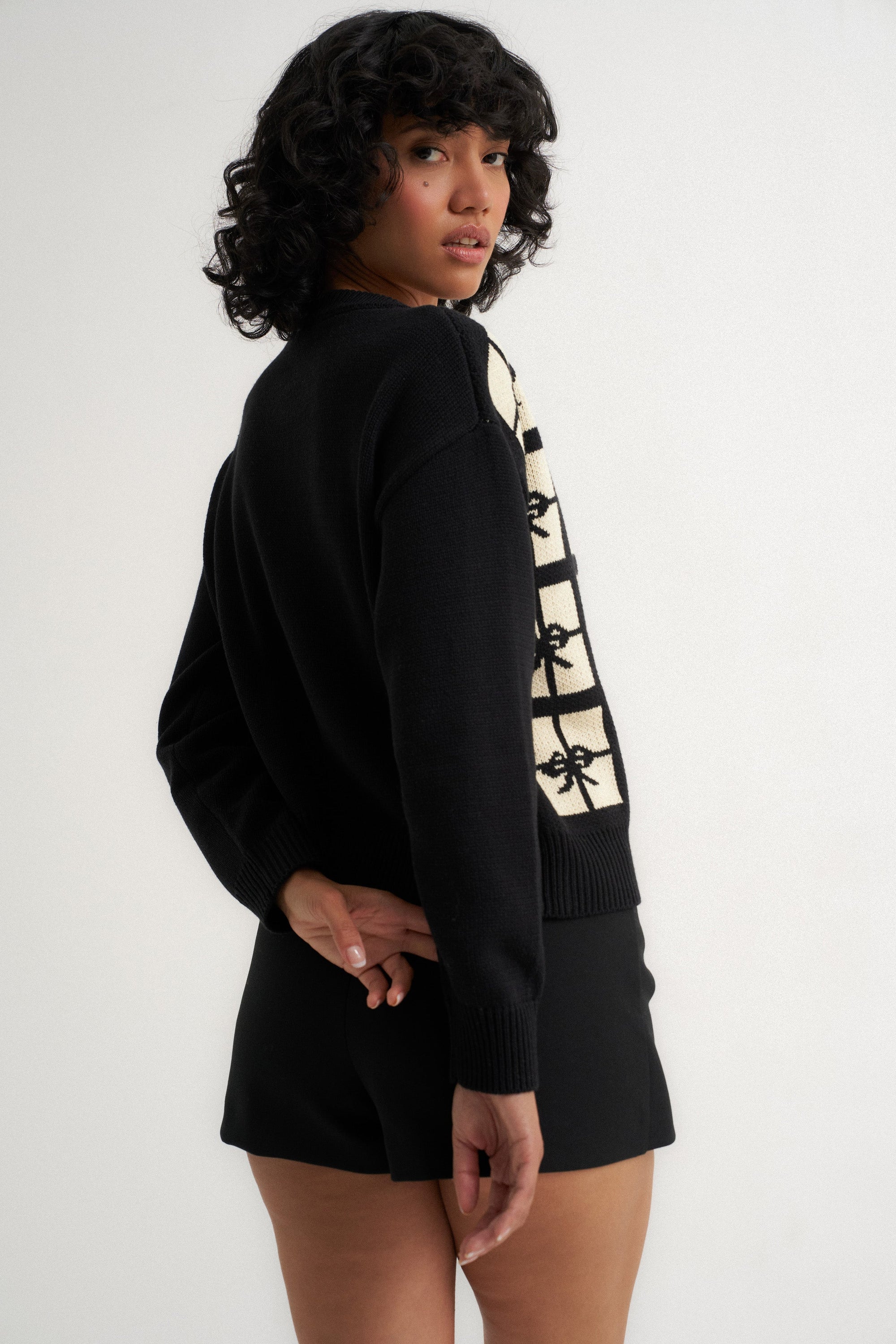Callahan Knitwear - Present Cardigan - Black -