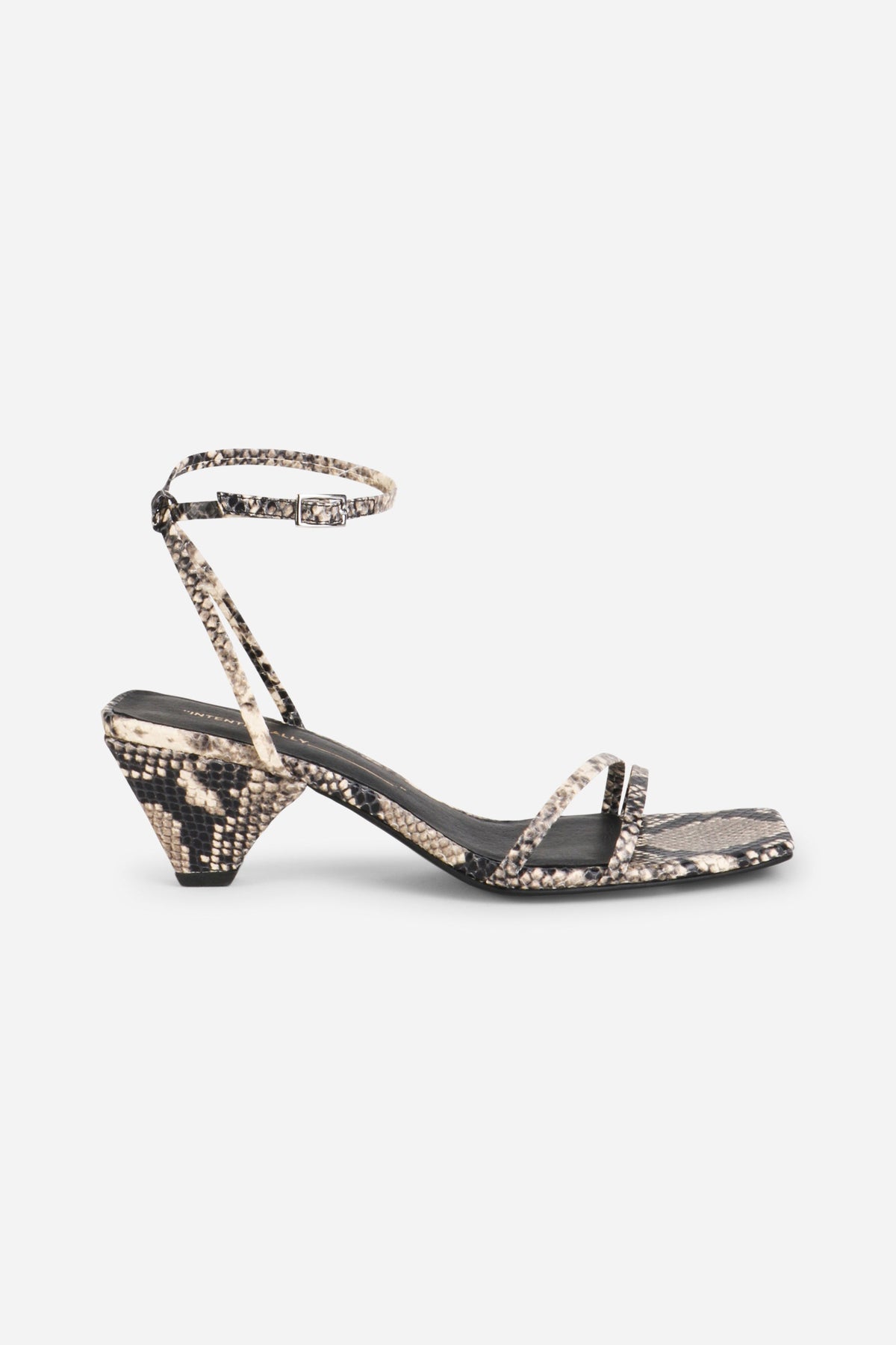 Intentionally Blank - Pretty Please Snake Embossed Heel -