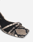 Intentionally Blank - Pretty Please Snake Embossed Heel -