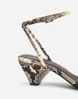 Intentionally Blank - Pretty Please Snake Embossed Heel -