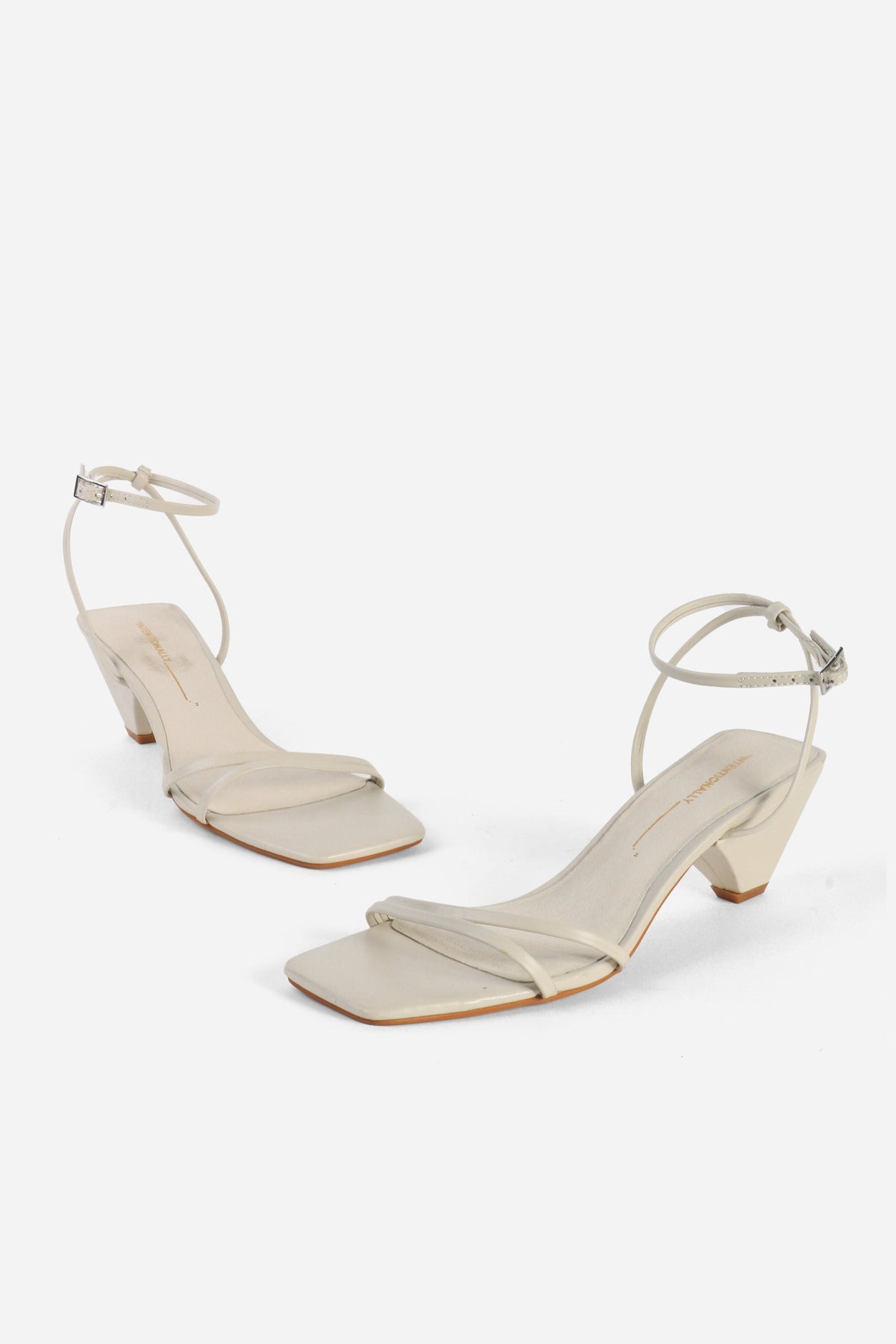 Intentionally Blank - Pretty Please Leather Heel - CREAM LEATHER