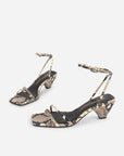 Intentionally Blank - Pretty Please Snake Embossed Heel -