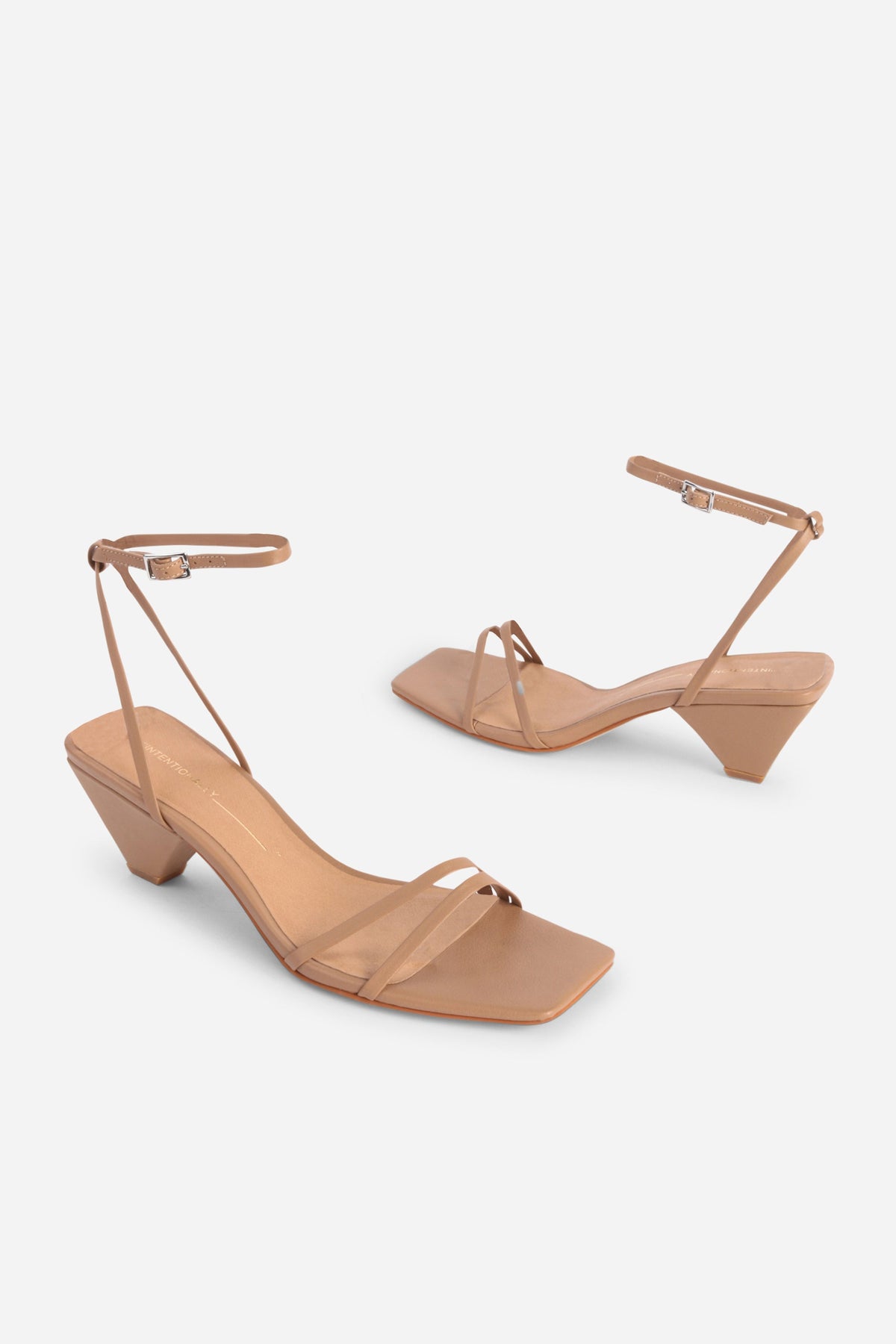 Intentionally Blank - Pretty Please Leather Heel -