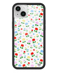 Wildflower iPhone case 14 Prairie Floral Flowers Red Cute
