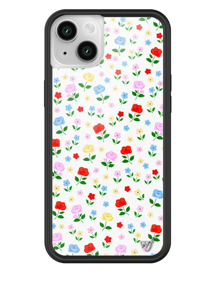 Wildflower iPhone case 14 Plus Prairie Floral Flowers Red Cute