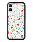 Wildflower iPhone case 16 Plus Prairie Floral Flowers Red Cute