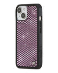 Wildflower iPhone case 13 Rhinestone | Pink Sparkle Cute