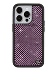 Wildflower iPhone case 14 Pro Rhinestone | Pink Sparkle Cute