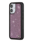 Wildflower iPhone case 16 Rhinestone | Pink Sparkle Cute