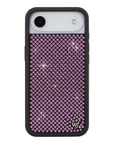 Wildflower iPhone case 17 Air Rhinestone | Pink Sparkle Cute