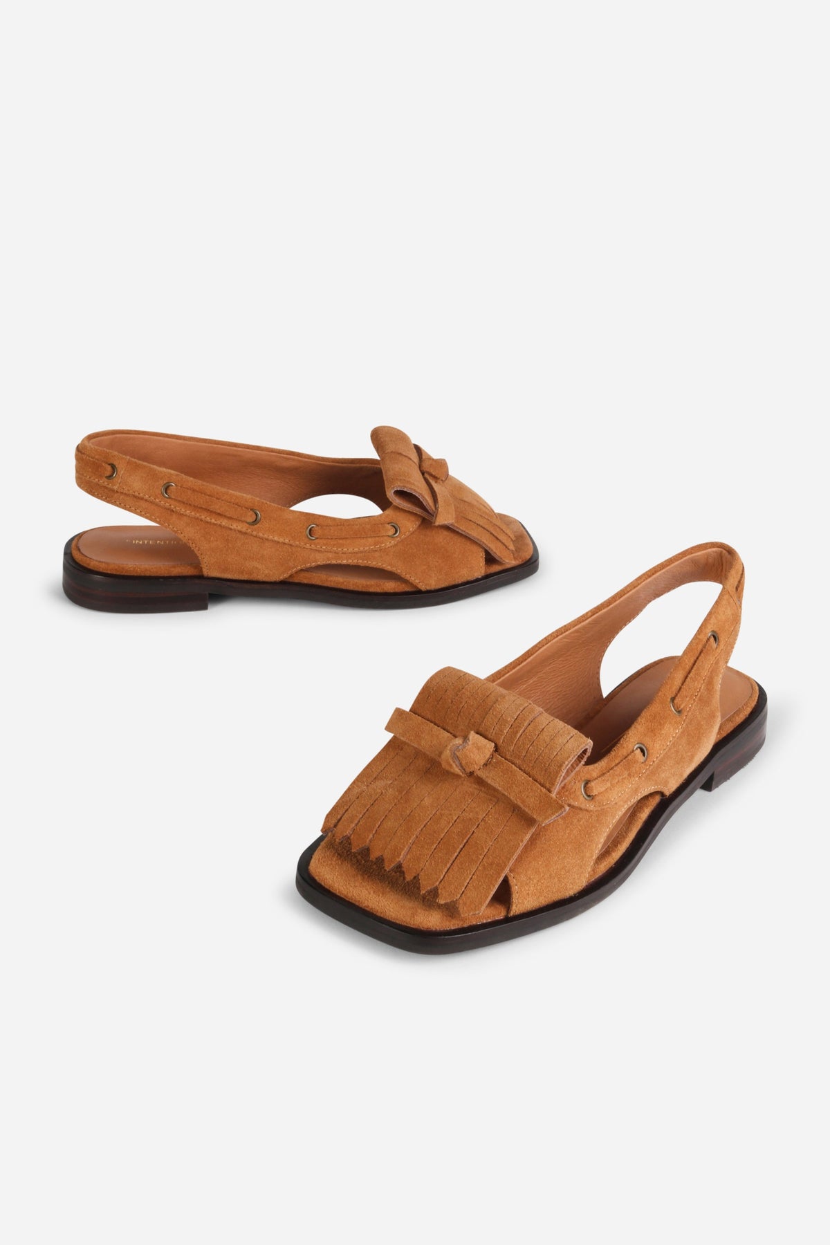 Intentionally Blank - Professor Flat Fringe Sandal -