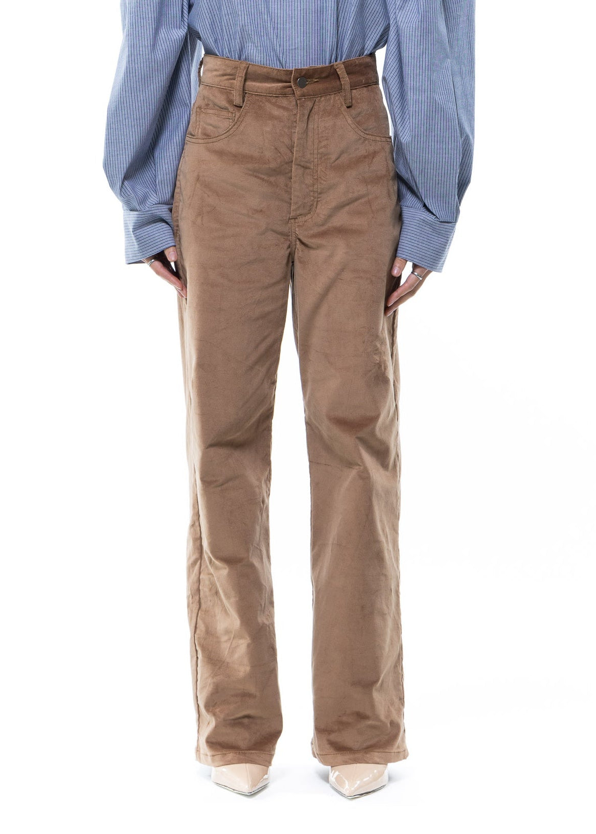 Toit Volant - Coco Cowboy Cut Pants - Chestnut -