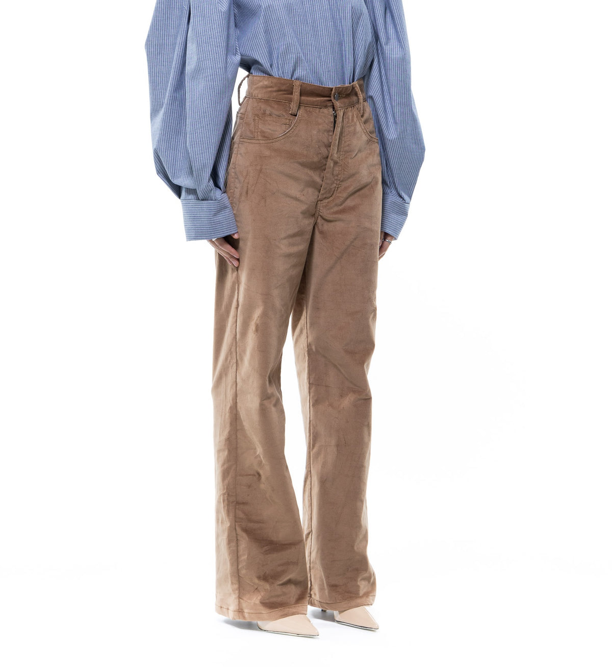 Toit Volant - Coco Cowboy Cut Pants - Chestnut -