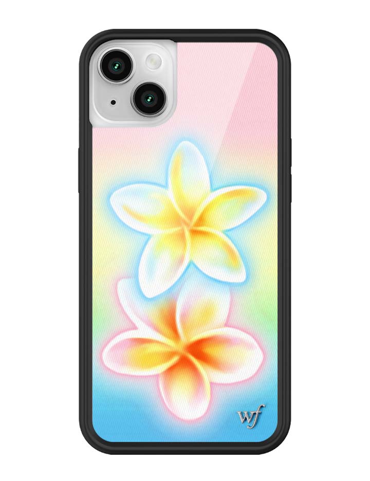 Wildflower iPhone case 13 Pastel Plumeria Flowers Cute