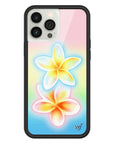 Wildflower iPhone case 13 Pro Max Pastel Plumeria Flowers Cute