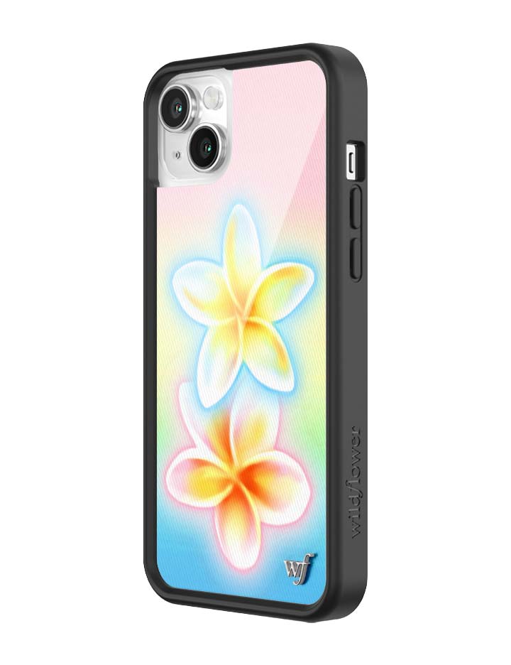 Wildflower iPhone case 14 Pastel Plumeria Flowers Cute