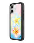 Wildflower iPhone case 16 Pastel Plumeria Flowers Cute
