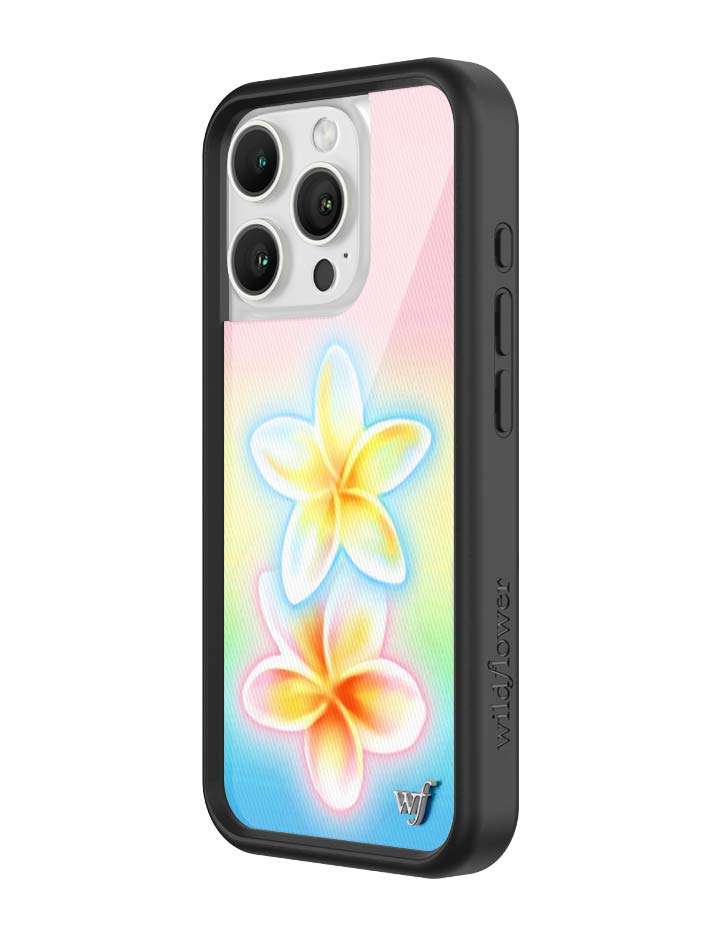 Wildflower iPhone case 16 Pro Pastel Plumeria Flowers Cute