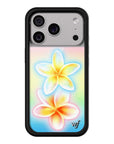 Wildflower iPhone case 17 Pro Pastel Plumeria Flowers Cute