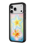 Wildflower iPhone case 17 Pro Max Pastel Plumeria Flowers Cute