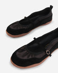 Intentionally Blank - Pulse Suede Mary Jane Ballet Sneaker -
