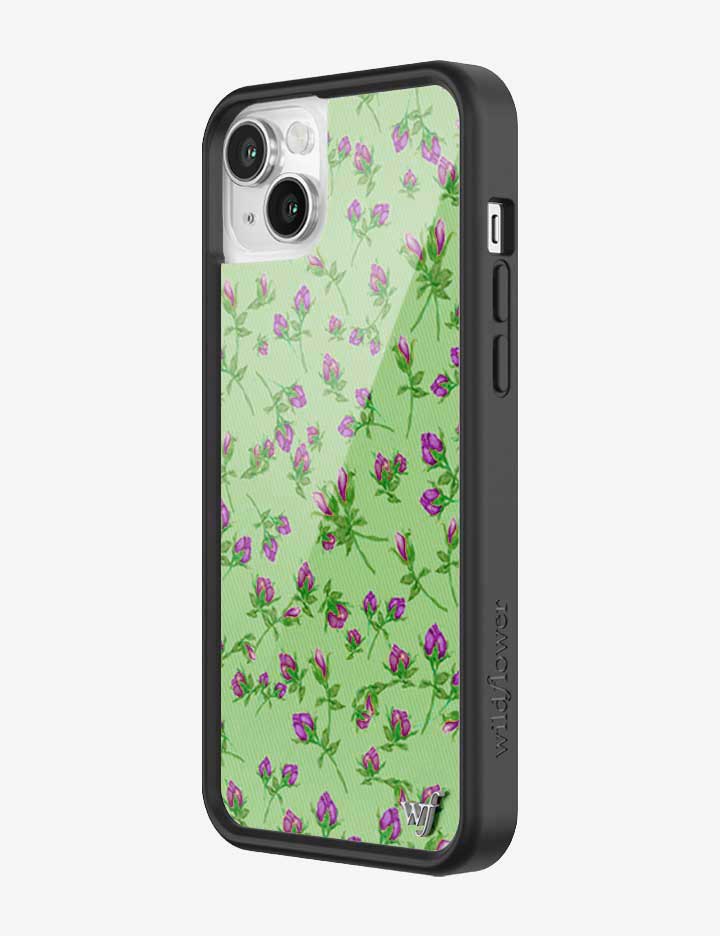 Wildflower iPhone case 13 Purple Posie Rosie Cute Green