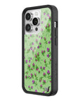 Wildflower iPhone case 14 Pro Purple Posie Rosie Cute Green