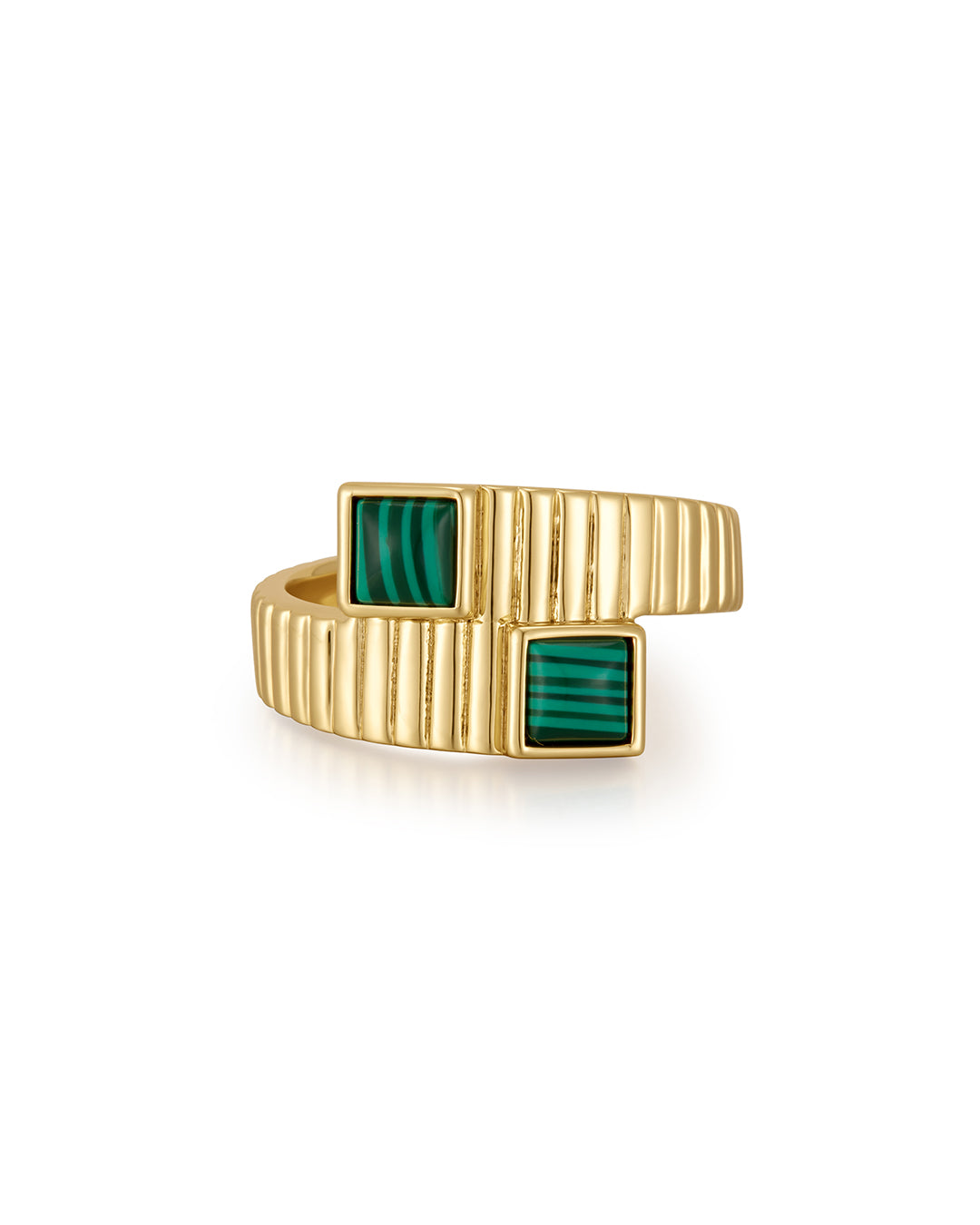 Luv Aj - Malachite Wrap Ring - 8