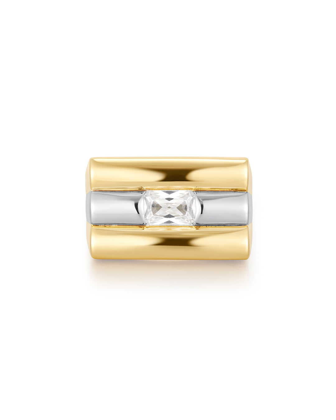 Luv Aj - Tricolore Ring- Clear - 8