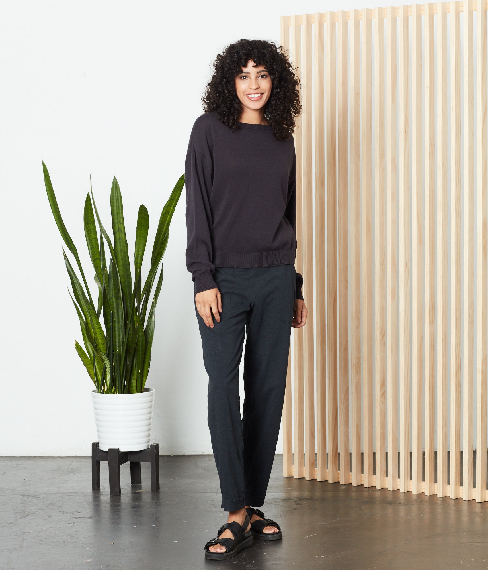 Known Supply - Palmer Sweater - Washed Black -