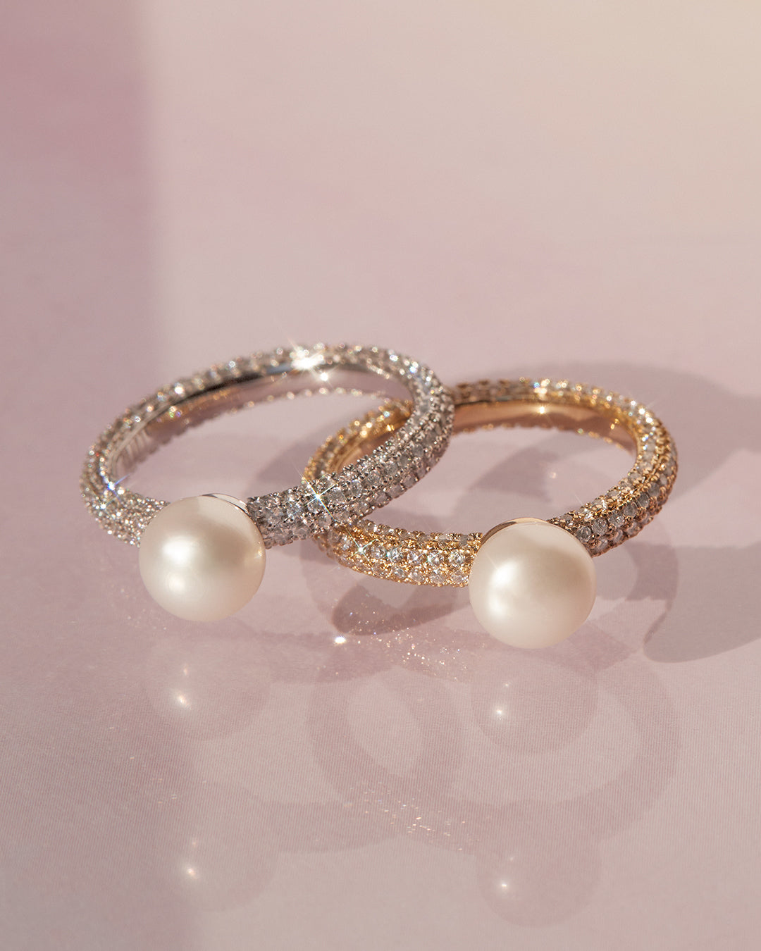 Luv Aj - The Pearl Pave Amalfi Ring -