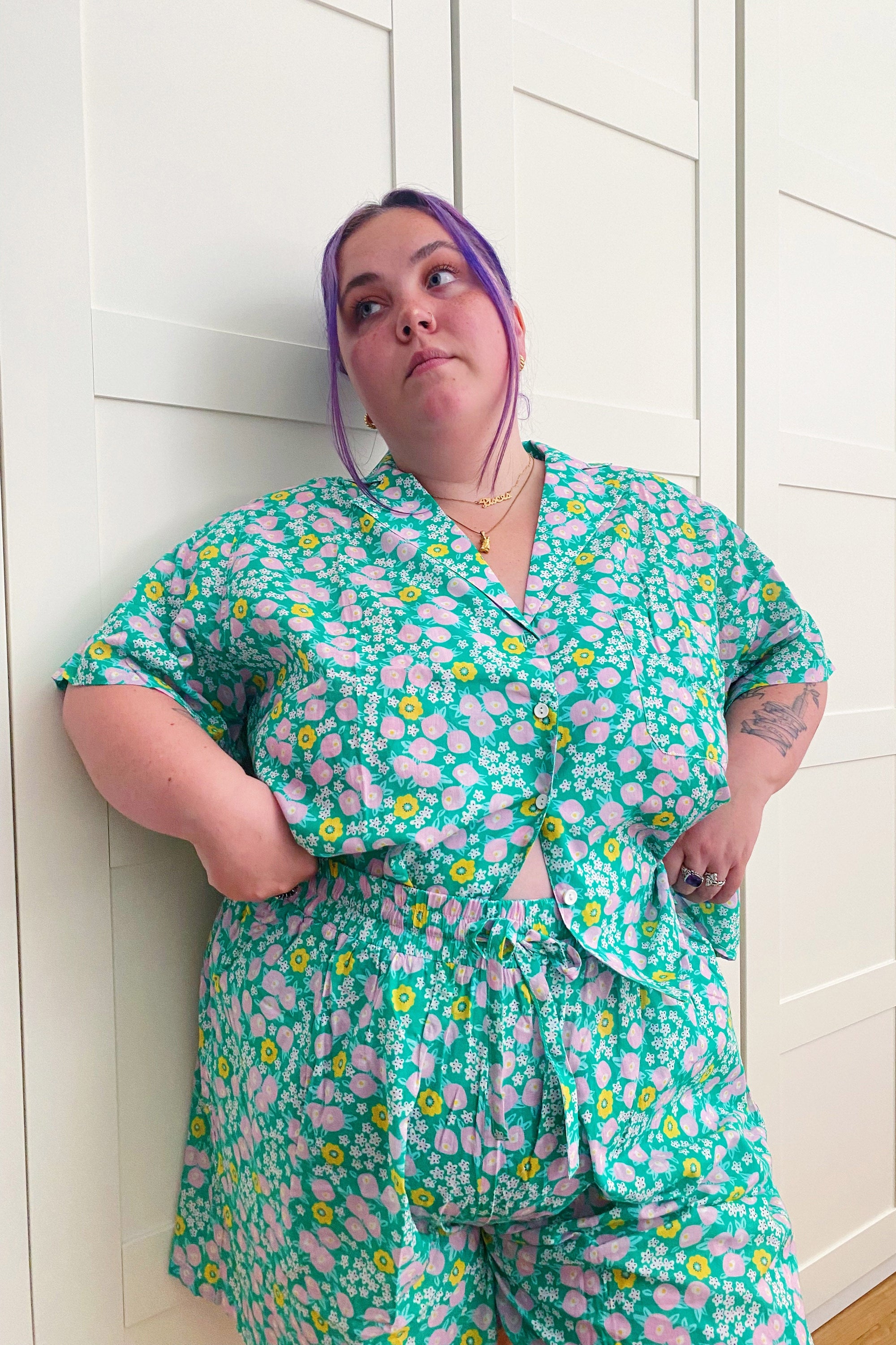 WRAY - Short Lounge Set - Rosebud -