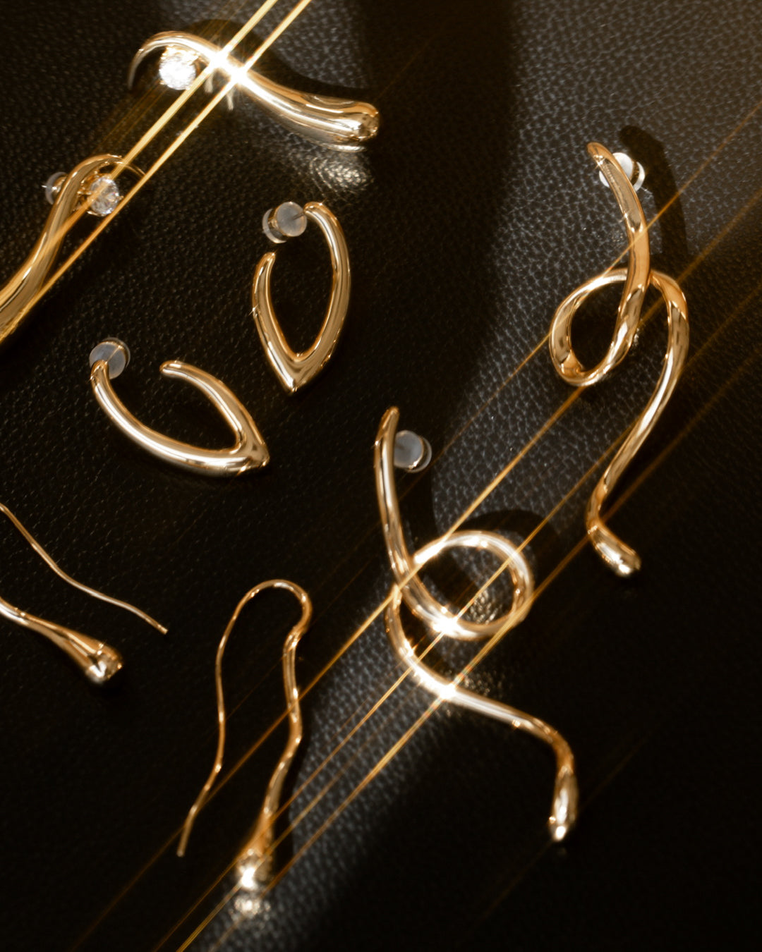 Luv Aj - Chain Sculpt Link Earrings -