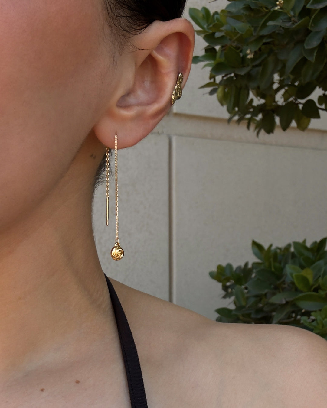 Luv Aj - Seashell Threader Earrings -